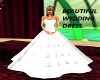 wedding dress white,