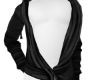Black Open Hoody