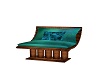 *S* TEAL CUDDLE BENCH