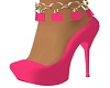 Chained Hot Pink Heels