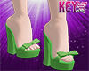 K- Parlin Green Heels