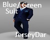 Blue Suit w/Green Tie