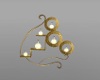 gold deco candles ani