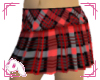 Ruby Red Pleated Plaid