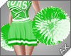 ~AK~ Varsity Poms: Green