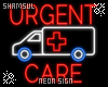 Neon Ambulance Sign