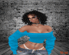 blue Cozy Knit