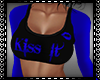 Kiss It Blue Top Perfect