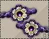 Purple Flowers Bracelets