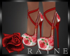 Quey heels red