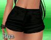 Black booty shorts
