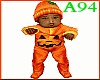 Baby grl walks 2 pumpkin