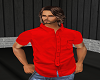 S/~Red Casual Shirt