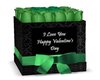 Green Rose Valentine Box