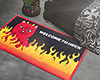 金 Welcome Flame Rug