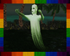 Green Fighting Ghost