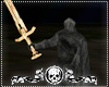 Swordman statue L
