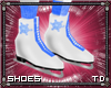 *T Blue Snowflake Skates