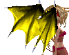 Yellow Succubus Wings