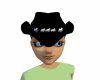 (CS)black cowgirl hat