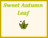 Sweet Autumn Leaf~Green