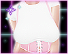 Tee-Shirt + Corset Pink