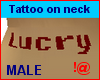 !@ Tattoo on neck