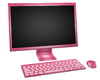 Pink computer