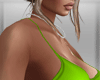 (4) Green Sexy Boob Top