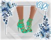 Green Lace-Up Sandals V2