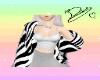 Zebra Fur Coat