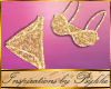 I~Bra+Panties*Gold Lace