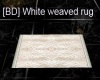 [BD] White weaved rug