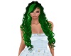Green Long Curls