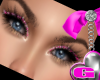 Gig-Pink Glitter Eyes