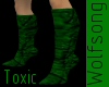 WS Toxic Green Stilettos