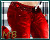 [MB] Red Straight Jeans
