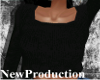 New: Black Sweater Crop