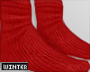 Knit Socks | Red