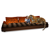 Orange Tiger Couch