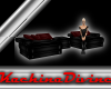 (KD)Black&Red pvc Seats