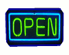 OPEN NEON WALL SIGN 2