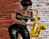 play animated saxophone