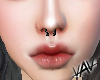 Nose Piercing -  Black