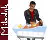 MLK Black Baby Boy bath