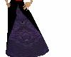 black purple skirt