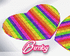Rainbow Heart Rugs