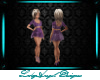 Mini-Dress - Purple Flor