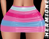 Plastic stripped skirt