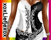 [L] Black&White corset